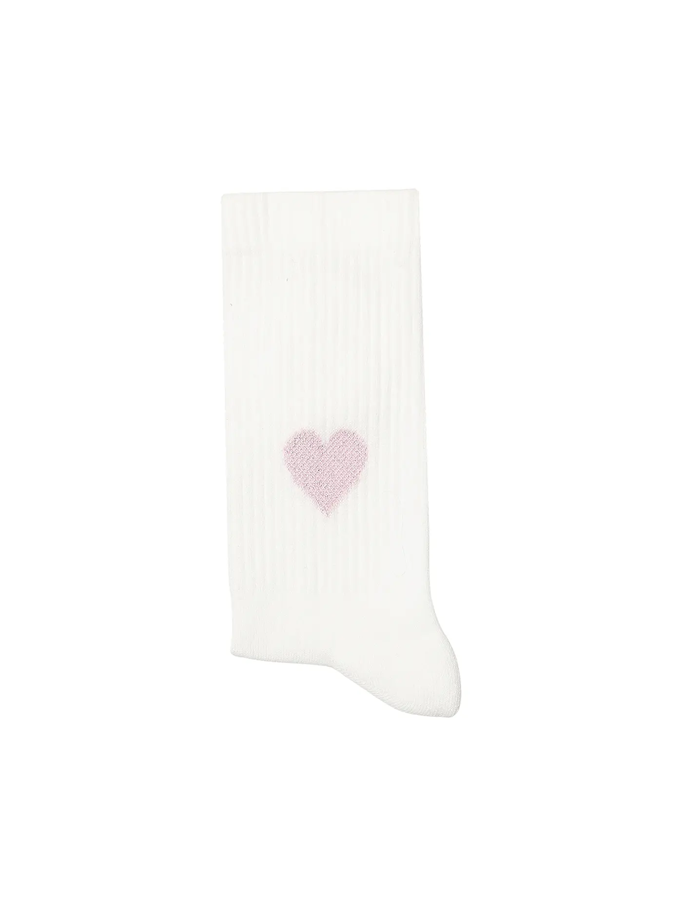 OOLEY | Socken ICON pink smile | weiss